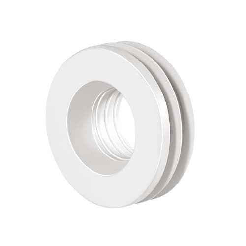 Morsetto in Gomma Nr Bianca per WC Ø 60 mm Diam Int Mm 26 G.m.p - 3