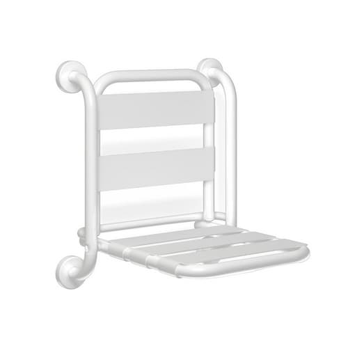 Sedile Ribaltabile con Schienale Dh Bianco - 2