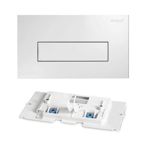 Kit Placca Sara 330 x 180 Pucci Bianco - 3