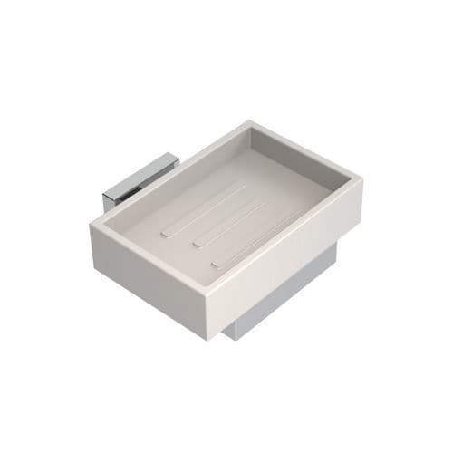 Porta Sapone Mod Trend Metaf Cromo 12 cm x H 6,7 x 10,9 - 3