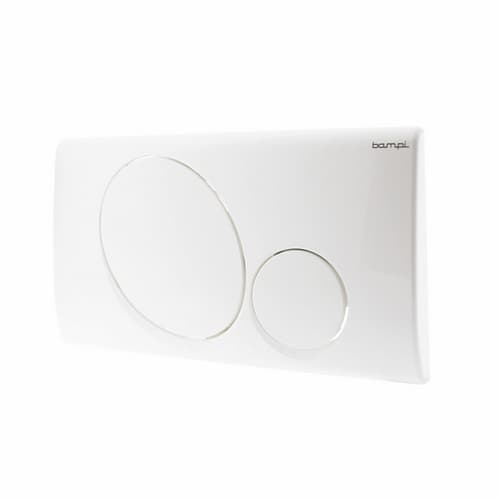 Placca 2 Pulsanti Mod Vega Bampi Bianca - 3