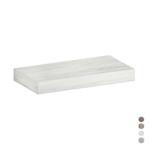 Mensola per Lavabo Mod Unika H 10 Dh 100 cm x 46XH.10 Olmo Bianco - 3