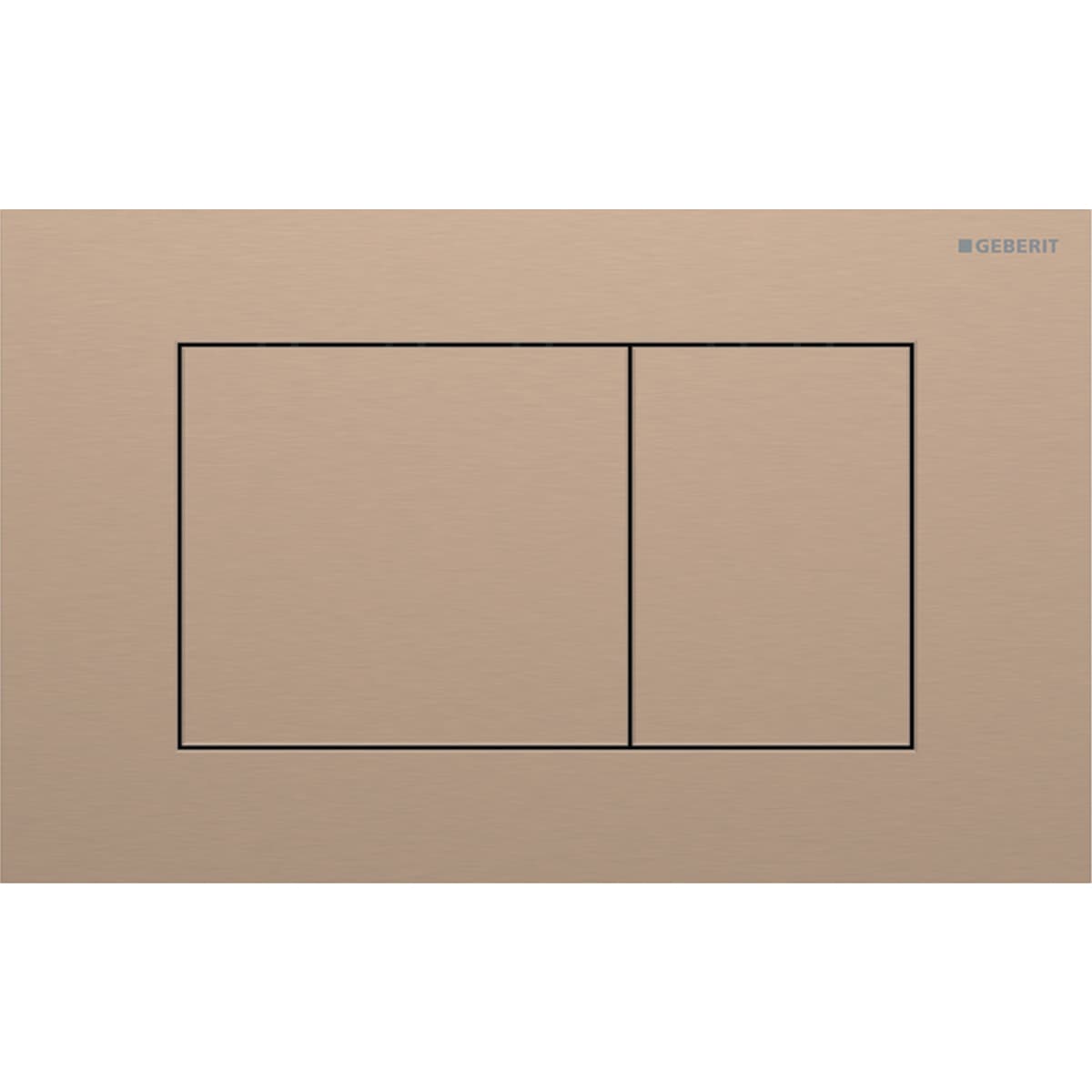 Placca di Comando Sigma 40 2 Tasti Sigma 40 Geberit Acciaio INOX Oro - 3