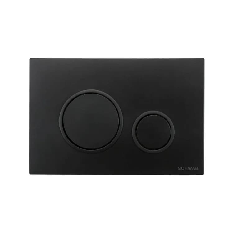Placca Doppio Scarico Vela Nero Fluidmaster - 3