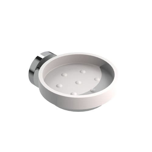 PORTA SAPONE MOD. CLASS- Spazzolato cm 10 x h.5 x 11,8- METAF- pezzi 1 - 3