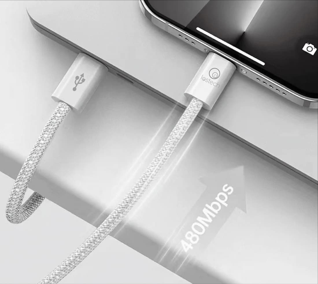 Cavetto per Smartphone Ingresso e Uscita Tipo C Lostech 1,5 mt - 3