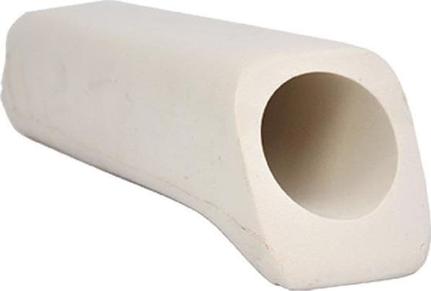 Gocciolatoio in Marmoresina Chiuso Cm 27 x 8 Colore Bianco - 4