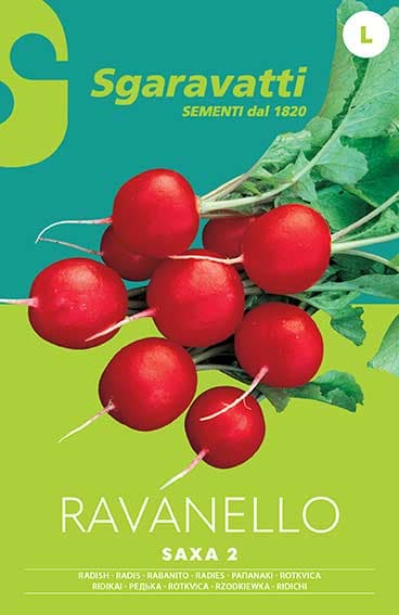 Semi per Ortaggi e Vegetali Ravanello Saxa 2 Sgaravatti 20 Pezzi - 3