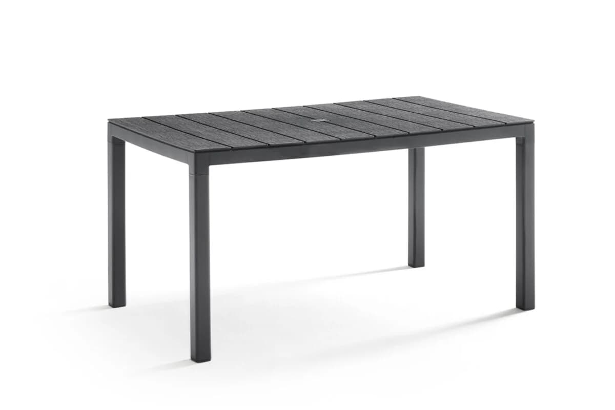 Tavolo Bica King in Polipropilene Singolo Grafite 146 x 86 x 74 cm - 4