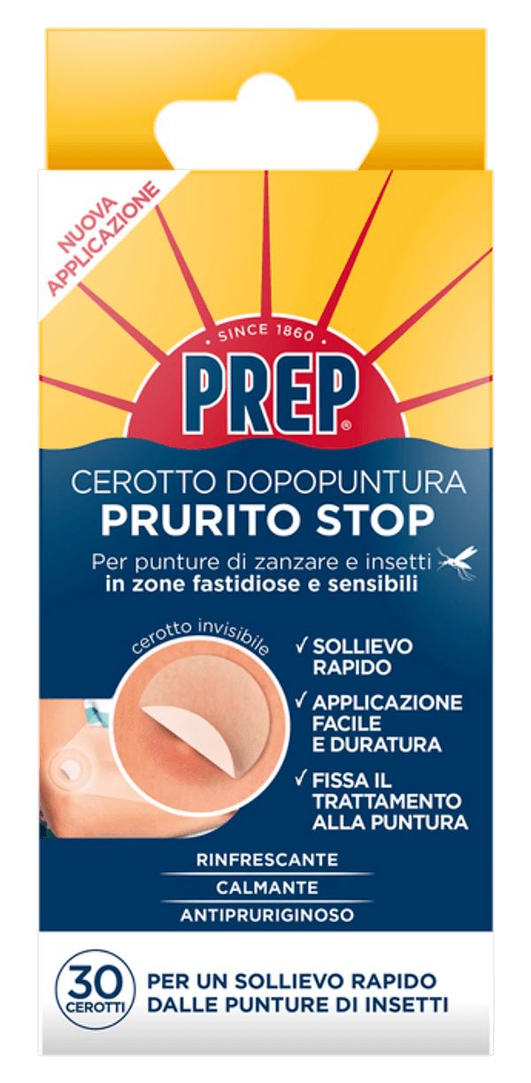 Cerotto Dopopuntura Prep Prurito Stop 30 Pezzi