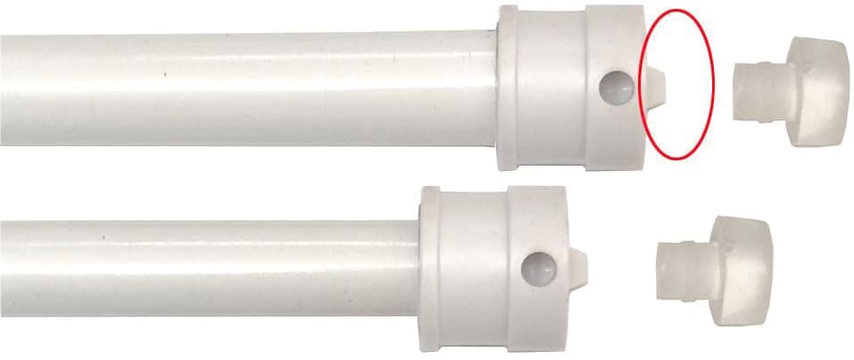Stanghetta Estensibile Universale Only One Colore Bianco Cm 27÷36 Pz. 2 - 3