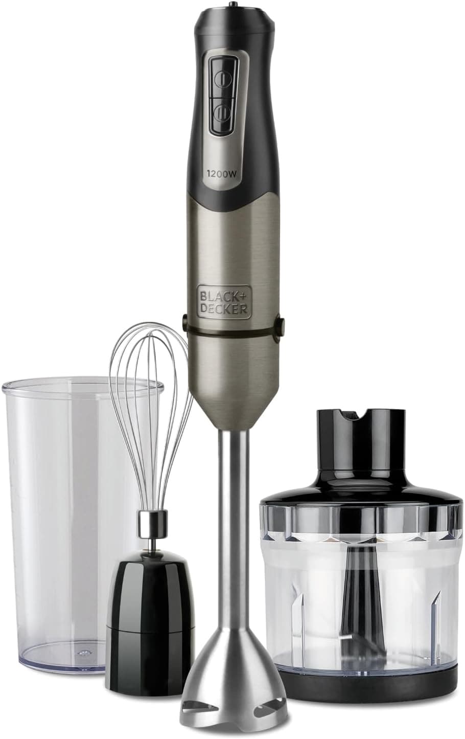 Frullatore ad Immersione BXHBA1200E 1200 W con Accessori Black+Decker - 4