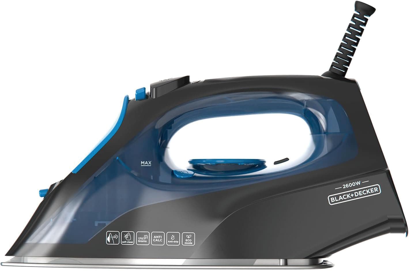 Ferro da Stiro BXIR2605E 2 600 W 430 Ml. Piastra in Acciaio Black+Decker - 4