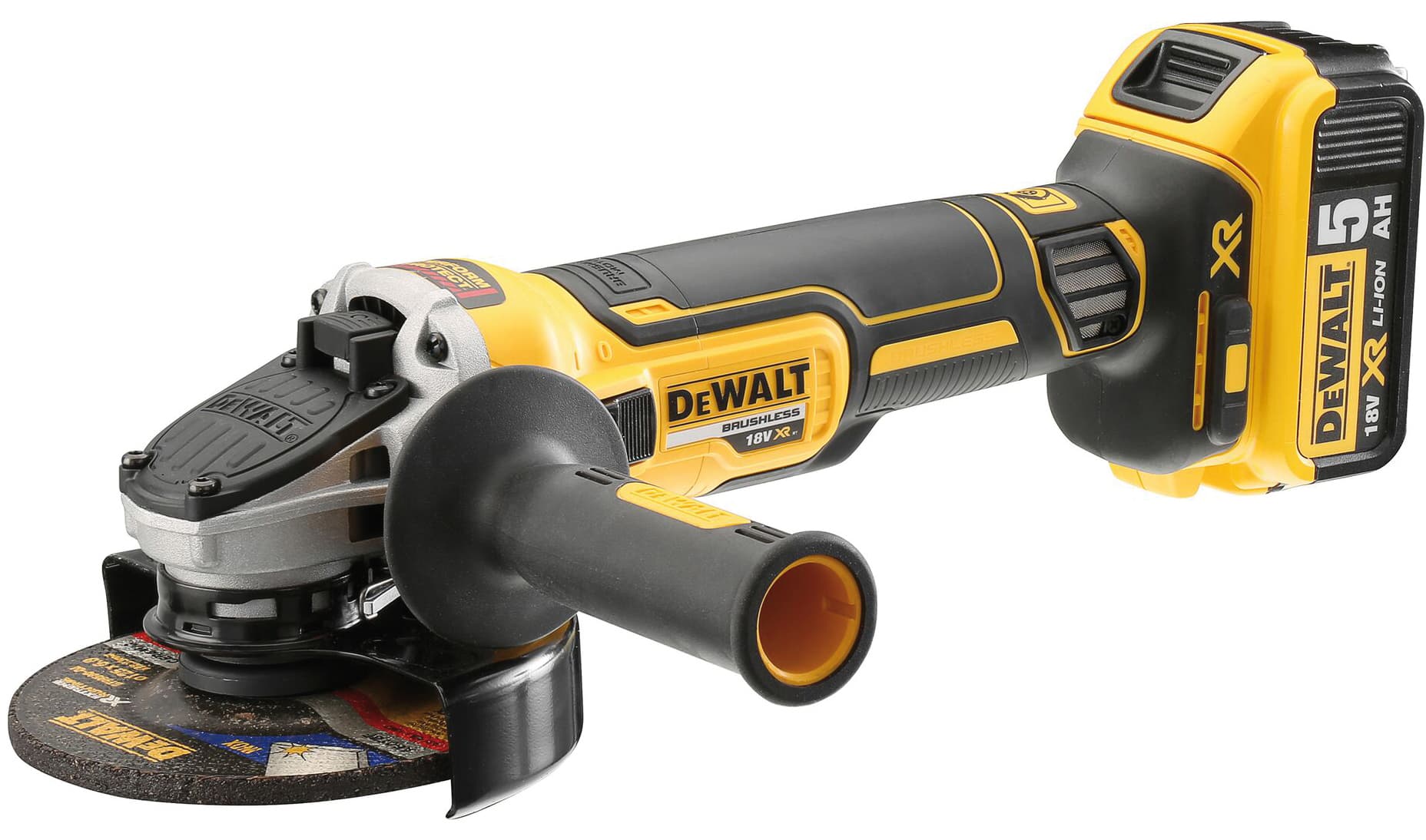 Smerigliatrice Angolare Brushless 18 V ''DCG405P2 Qw'' 125 mm 2 Batterie 5 - 3