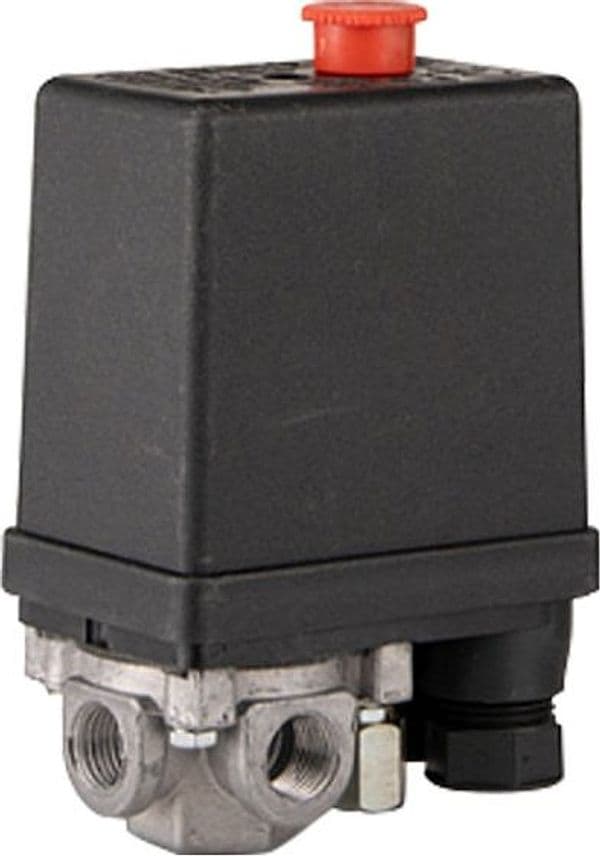 Pressostato a 4 Vie per Compressore 24 50 100 Ani 6 Lt - 3