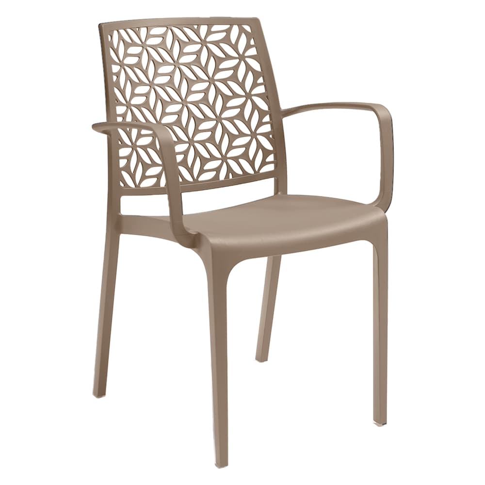 Sedia Bica Ninfa Armchair in Polipropilene Taupe - 4
