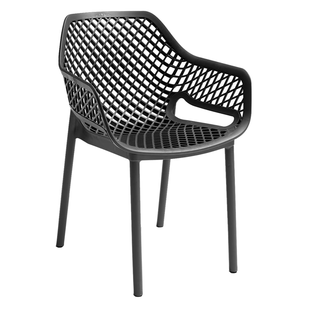Sedia Bica Aria Armchair in Polipropilene Grafite - 4
