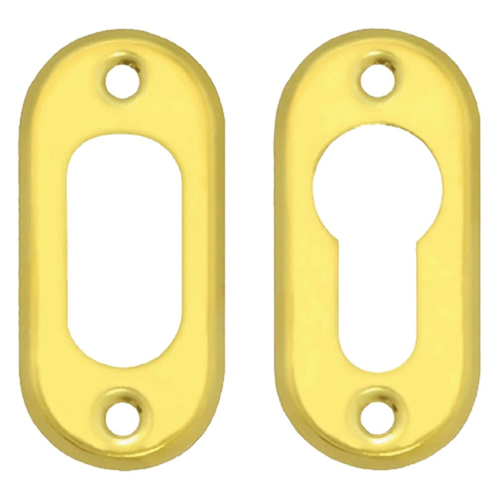 Borchia in Ottone per Cilindro Ovale Mm 54 (1 Coppia) Cisa - 3