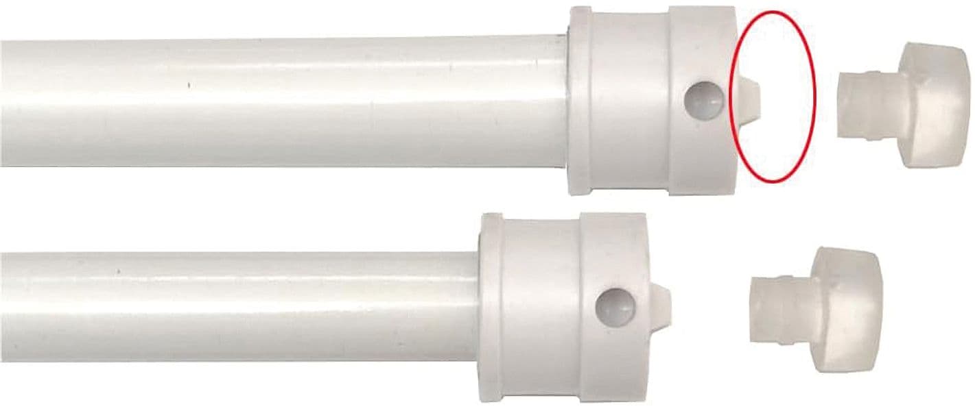 Stanghetta Estensibile Universale Only One Colore Argento Cm 37÷63 Pz. 2 - 3