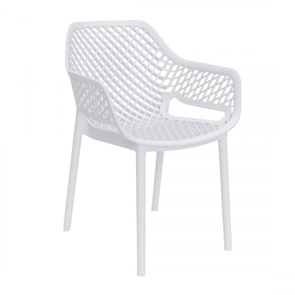Sedia Bica Aria Armchair in Polipropilene Bianco - 4