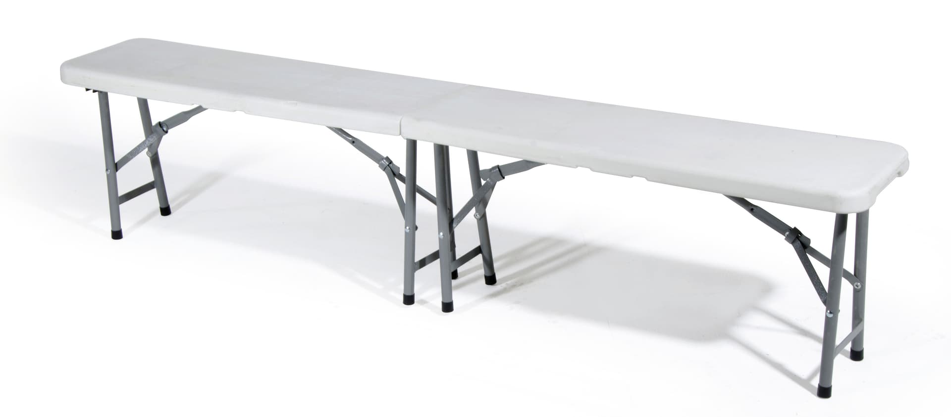 Panca Pieghevole ''Catering'' Cm 183 x 28X44 H Colore Bianco - 3