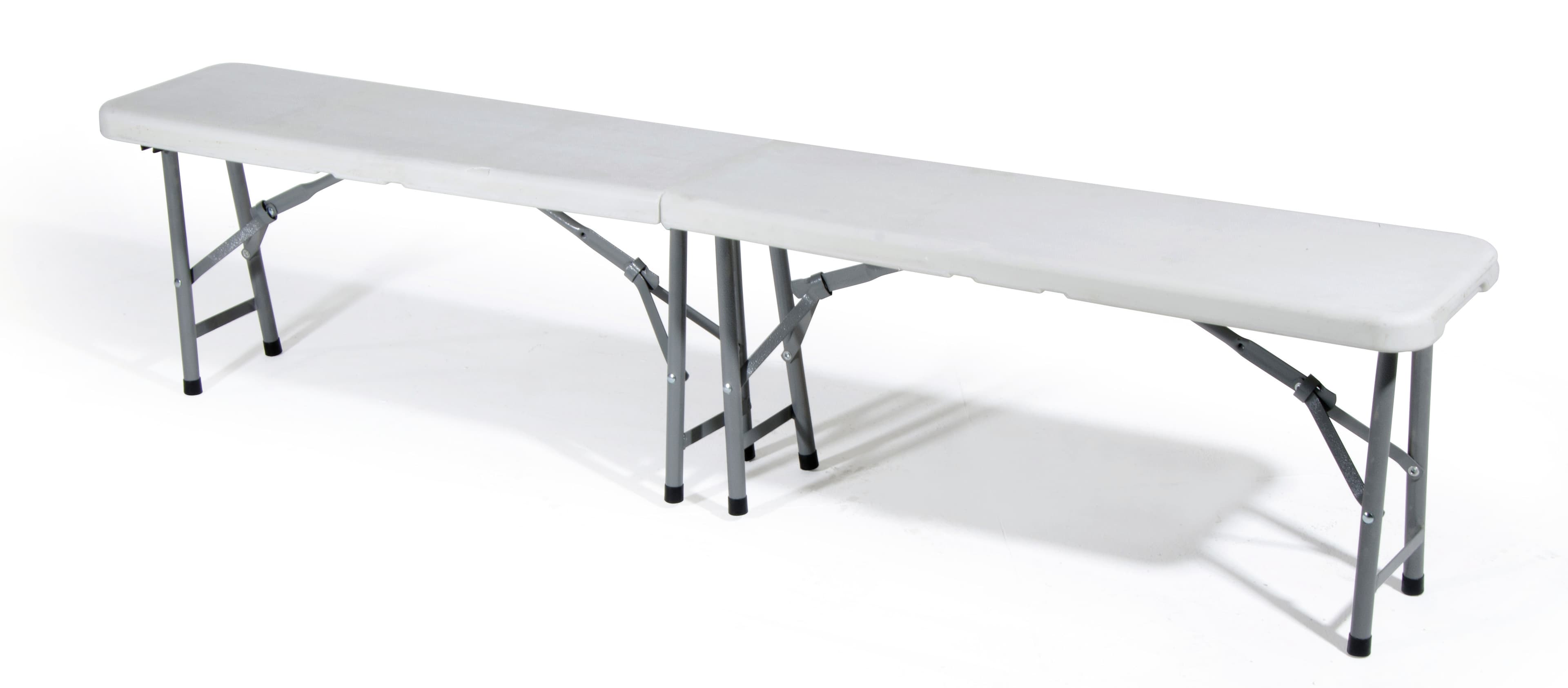PANCA PIEGHEVOLE ''CATERING'' cm. 183x28x44 h col. Bianco - 3