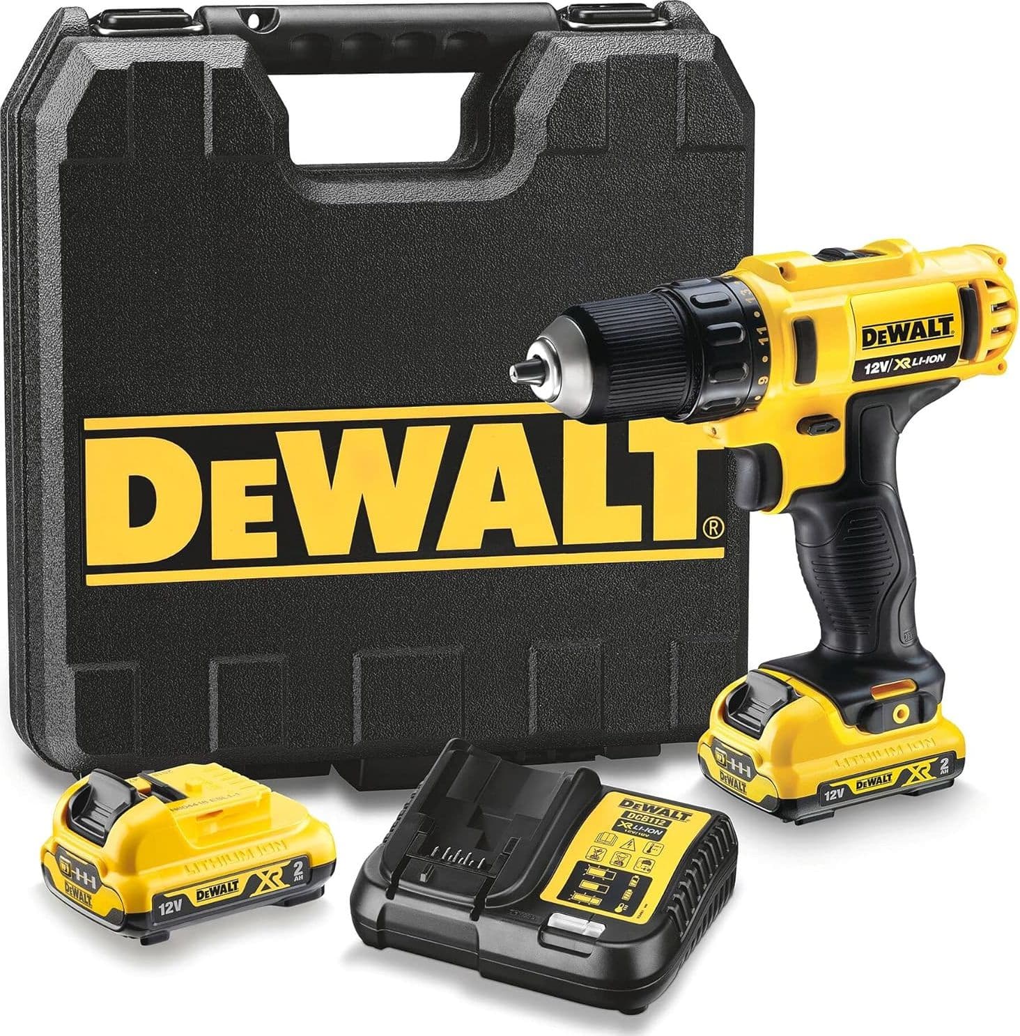 Trapano Avvitatore 2 Batterie Litio 10,8 V 2AH (DCD710D2 Qw) 2 Batterie - 4