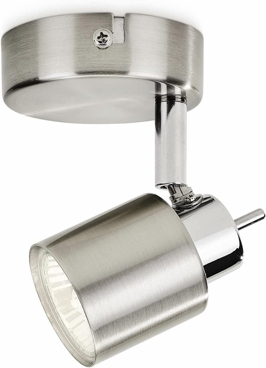 Philips Spot Meranti Faretto Singolo Nickel in Metallo Cromato Opaco - 5