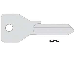 Chiave 5 Spine Grandi 01070101 (tipo Silca CS119) Cisa 10 Pezzi - 2