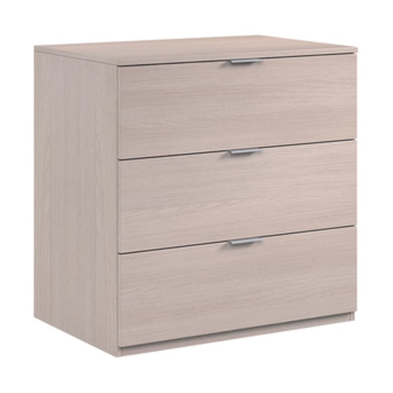 Kit Cassettone 3 Cassetti 80 x 38 x 77 Rovere Chiaro Fores Habitat - 2