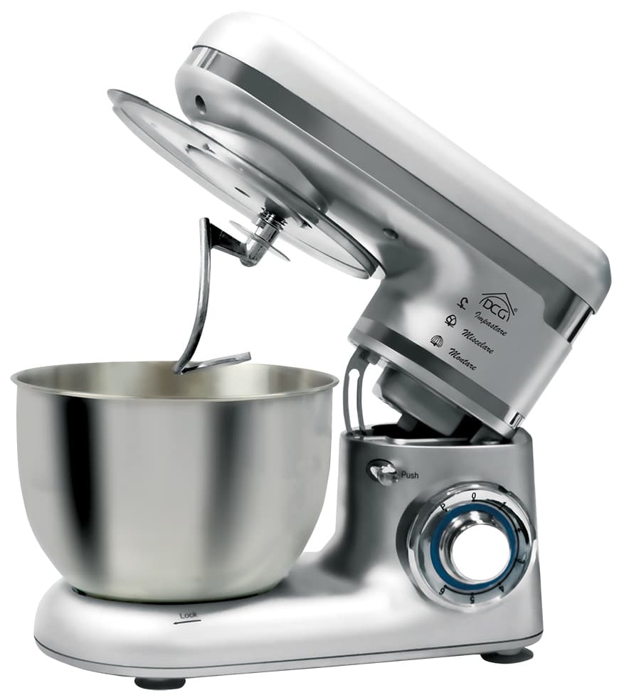 KM1401 Acciaio Inox Grigio 1000 W Impastatrice Planetaria Dcg - 3