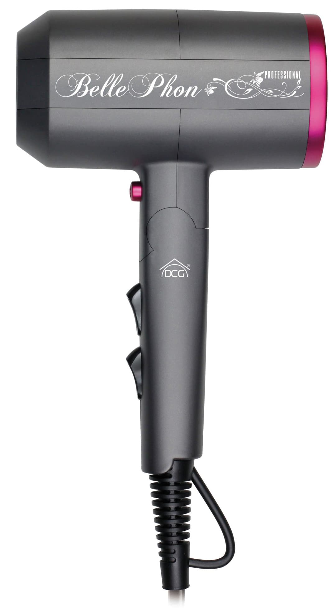 Asciugacapelli Professionale 1.700 2 100 W 2 Velocità 3 Temperature Dcg - 4