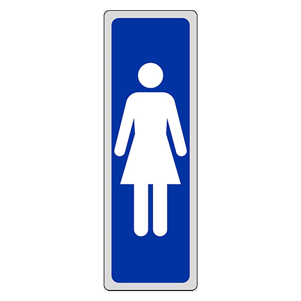 Etichetta Segnaletica Wc Bagno Donne Eurosignals 10 Pezzi - 3