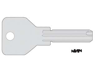 Chiave Profilo Piatto 00670010 (tipo Silca CS146) Cisa 5 Pezzi - 2