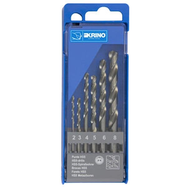 Assortimento 6 Punte HSS Rettificate H Q. 2 8 mm – Idroweb