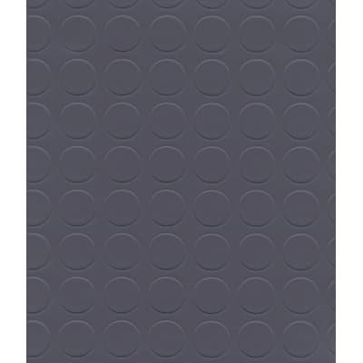 Copri Pavimento PVC Bollettato Effe Grigio Scuro H. 25 m 1,0 mm 200 cm - 2