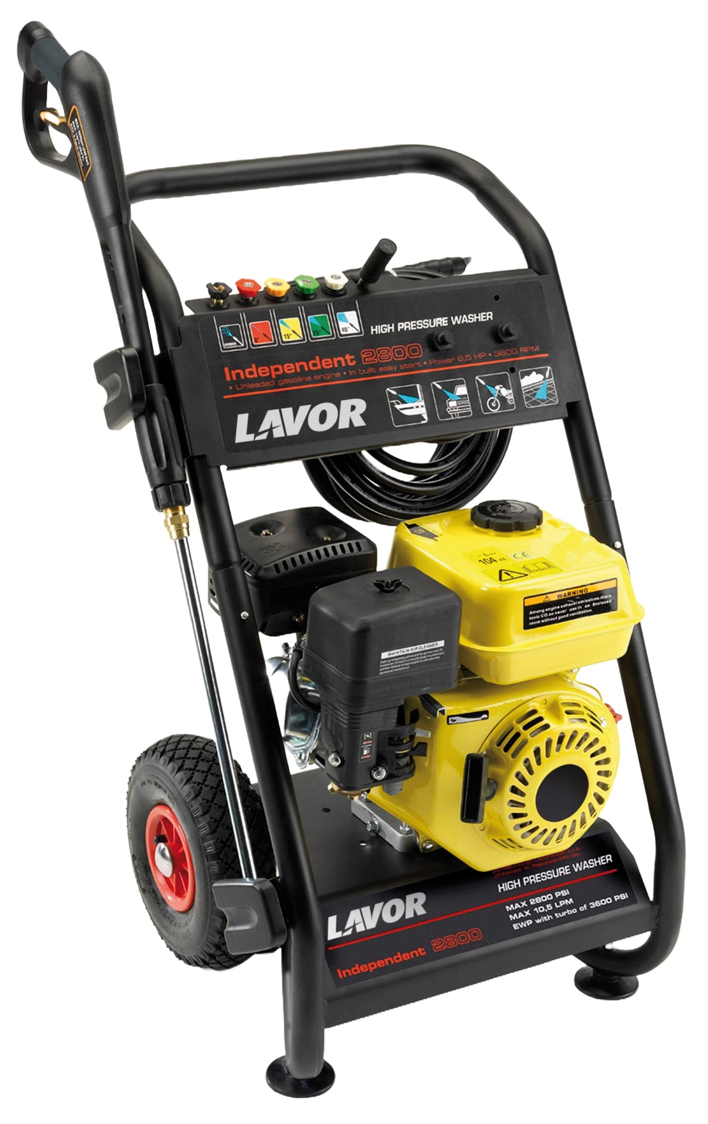 Idropulitrice a Scoppio Indipendent 2800 6 5 Hp Lavorwash Codice 59184 - 4