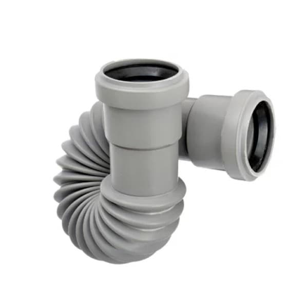 Manicotto Flessibile Universale ad Innesto Incollaggio in PVC Ø 40MM - 3