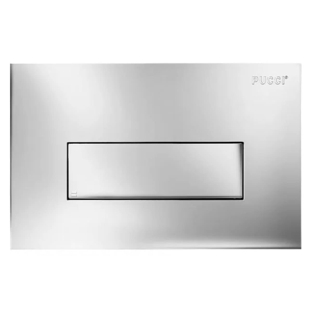 Placca 1 Tasto Modello Sara 33 Cromata Pucciplast - 5