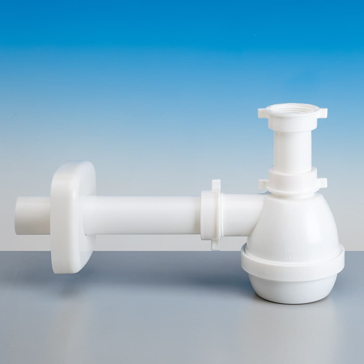 Sifone 1 Via Senza Piletta per Lavello in Acciaio Ceramica 1½Ø40 LIRA - 4