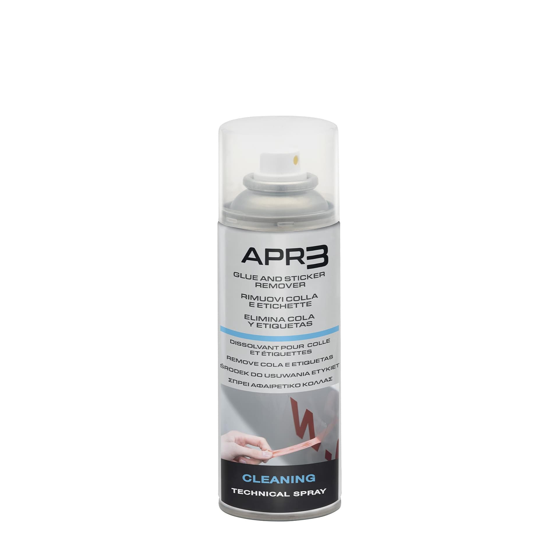 Rimuovi Etichette Spray 200 ml ad Azione Rapida per Colla e Adesivi – Ambro-Sol