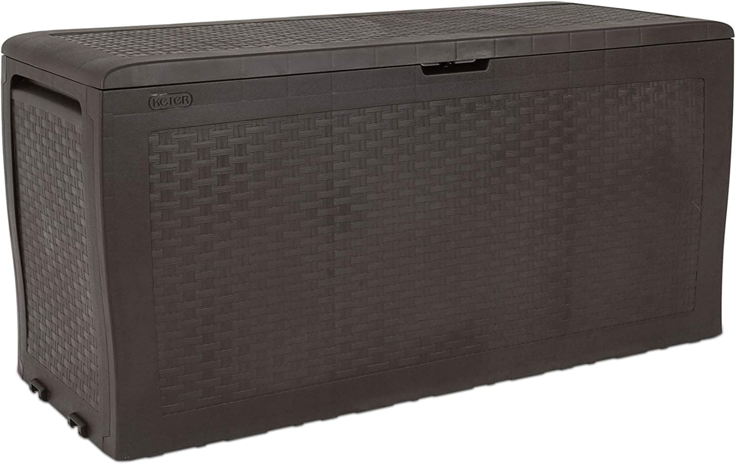 Cassapanca da Esterno Samoa 270 Litri in Resina Effetto Rattan 239 - 4