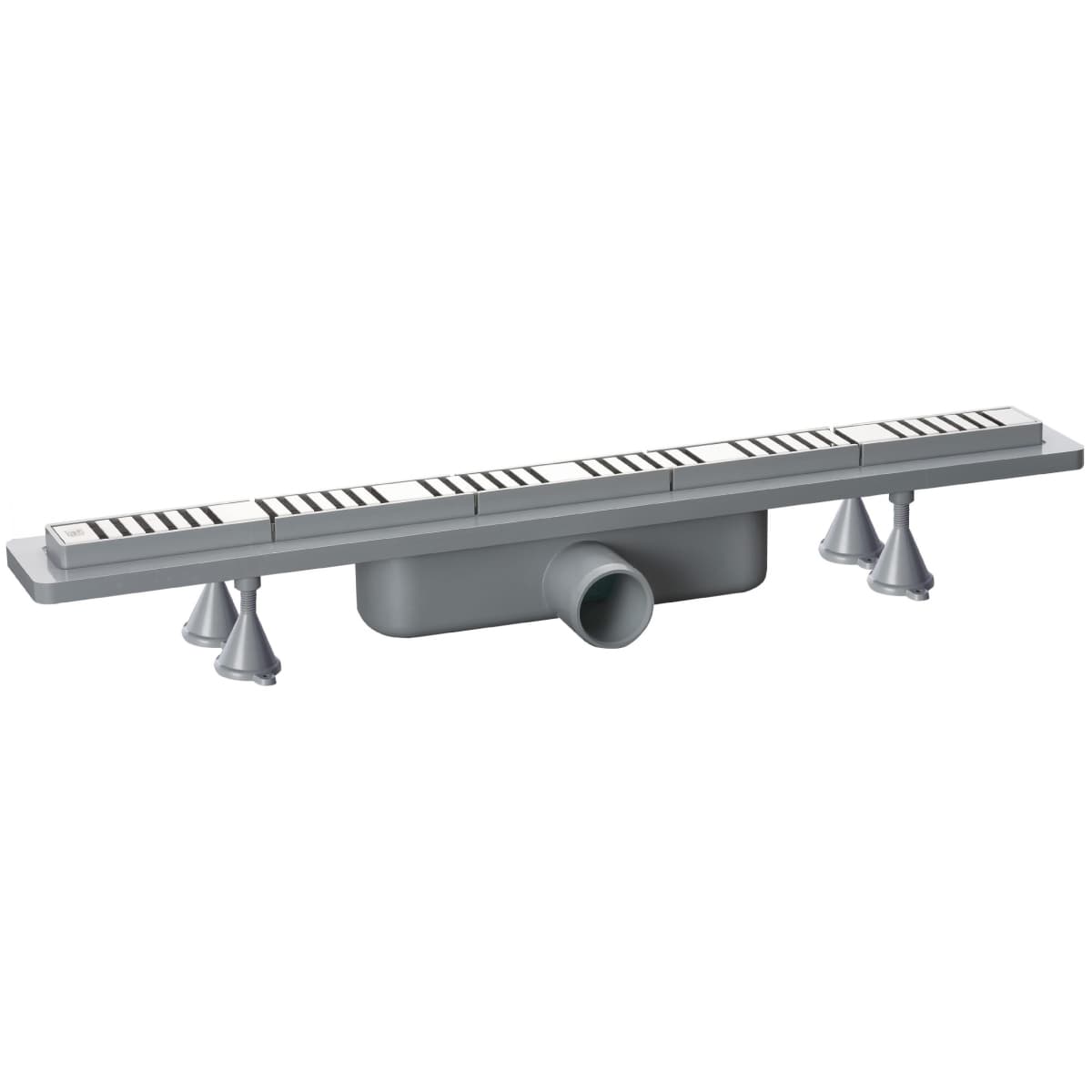 Canalina Doccia Sifonata in ABS con Griglia in Acciaio INOX 9438068C - 4
