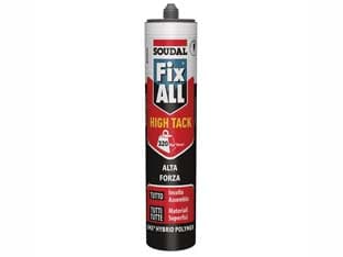 Sigillante Adesivo Fix All High Tack Soudal 290 ml Bianco - 2