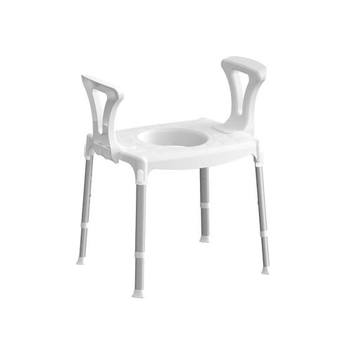 Sedia Comoda con Braccioli Dh Bianco - 2