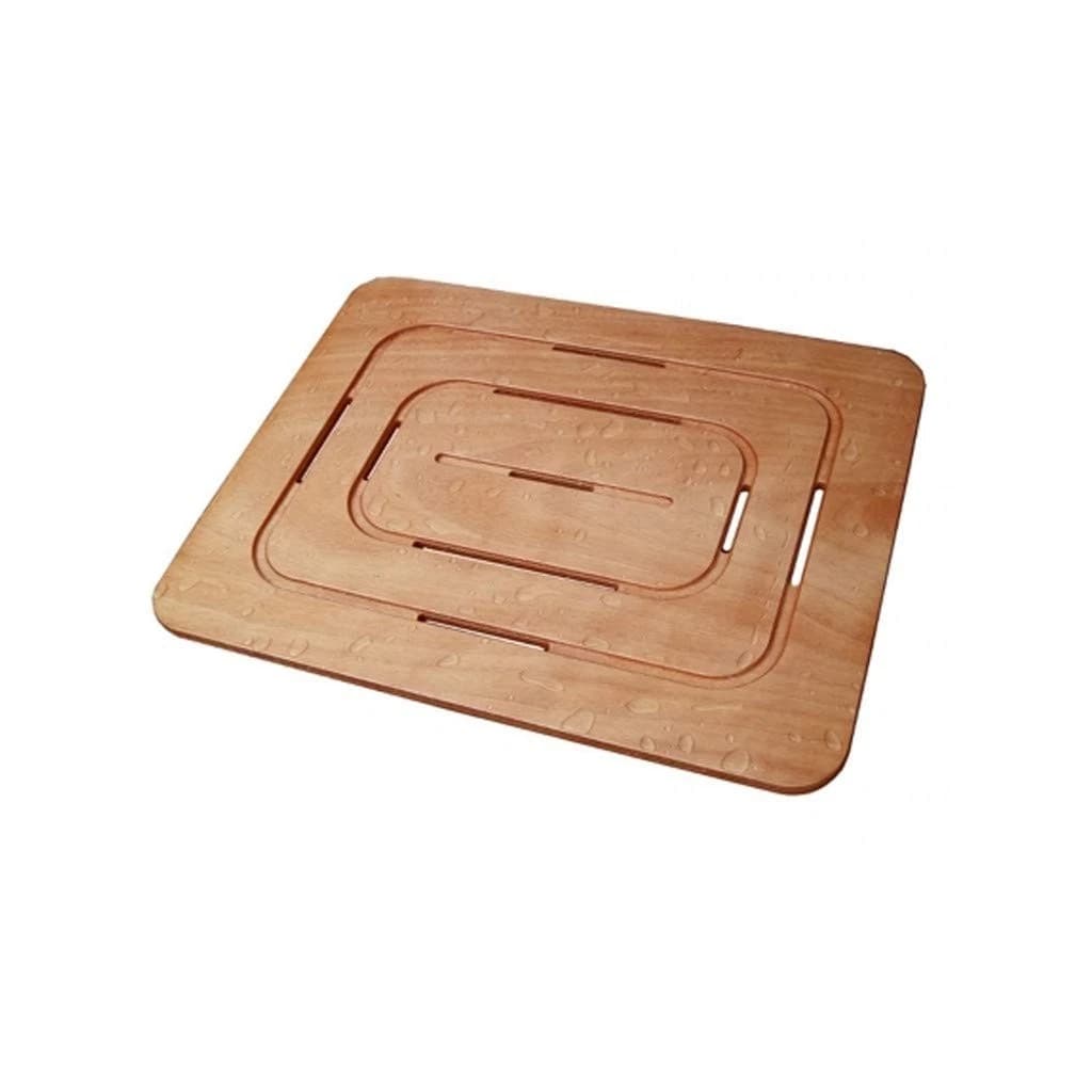 Pedana Piatto Doccia 54X68X2H Legno Marino Quadrata Antiscivolo Castel - 3