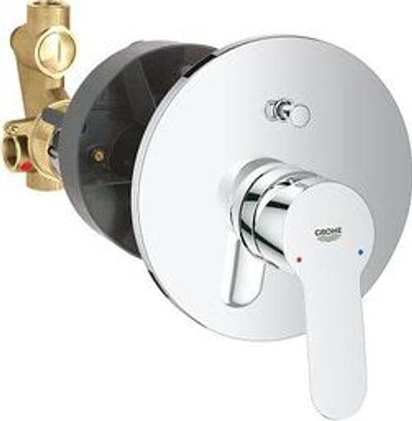 Miscelatore Incasso Doccia con Deviat Grohe Bauedge - 3
