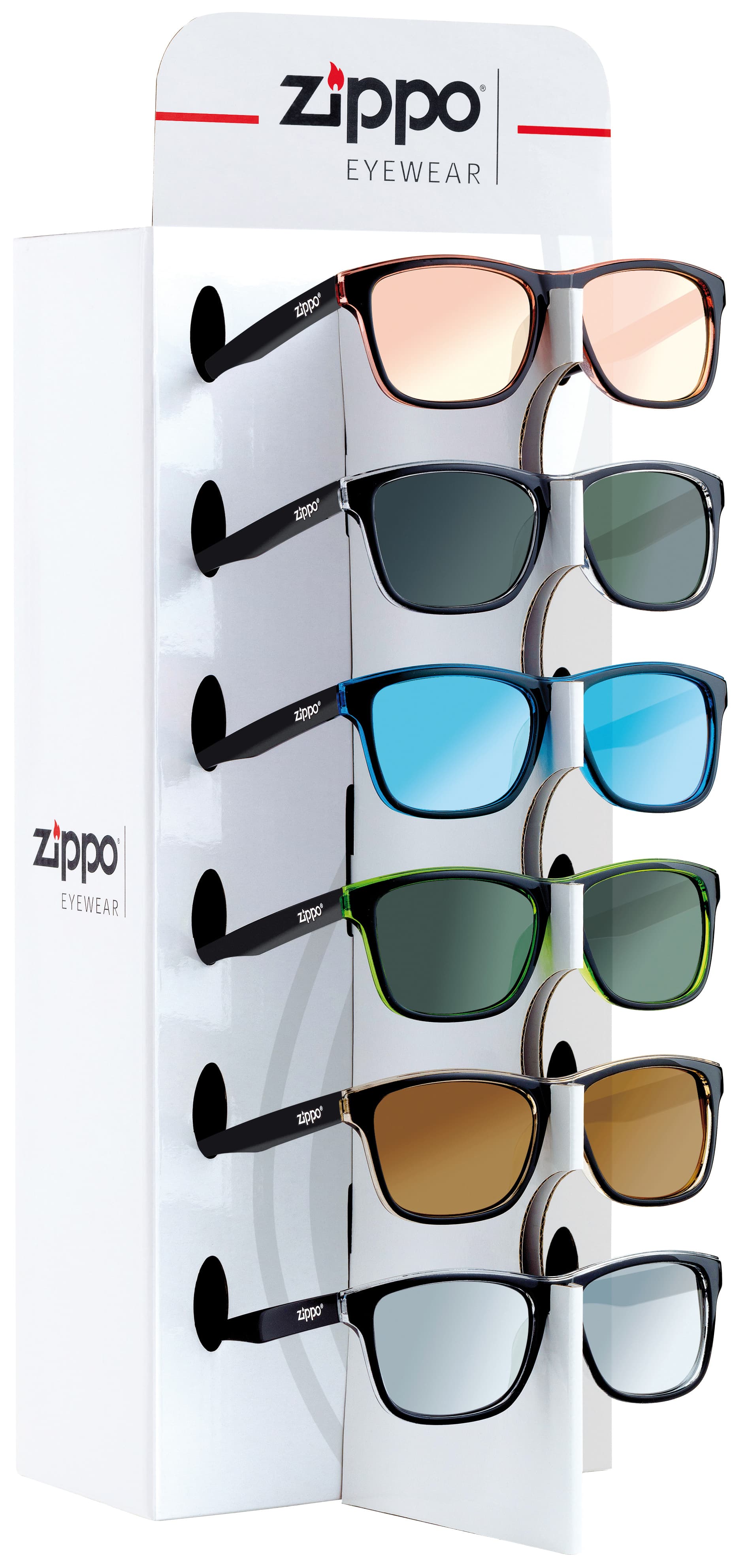 Assortimento Occhiali da Sole 9 Paia + Espositore Obp 201A Zippo - 3