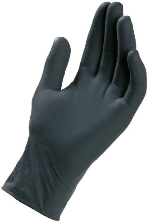 Guanti Monouso in Nitrile Black Nitro Dpi 3 CF.100 Pezzi Colore Nero Tg. 8 - 3