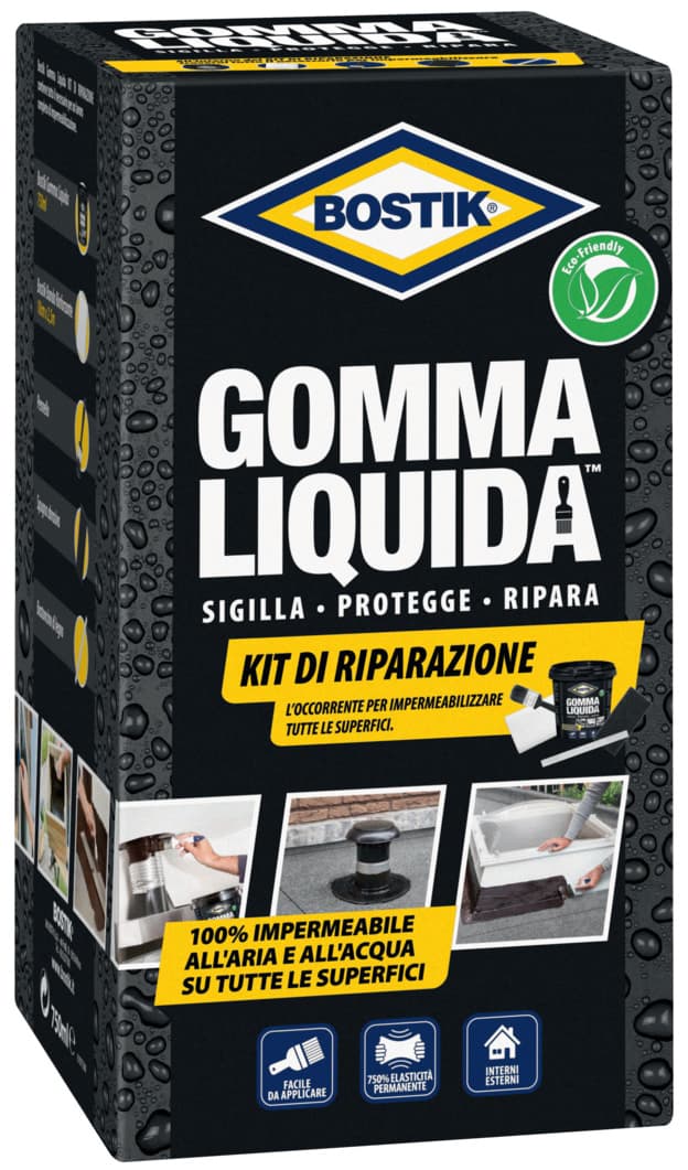 Gomma Liquida Bostik Kit di Riparazione Gr. 750 Uhu Bison - 3